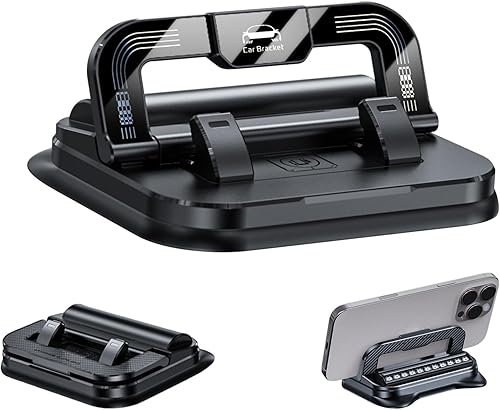 Soporte de teléfono para automóvil con rotación de 360 grados, soporte universal para teléfono de tablero de 360 grados, soporte de teléfono