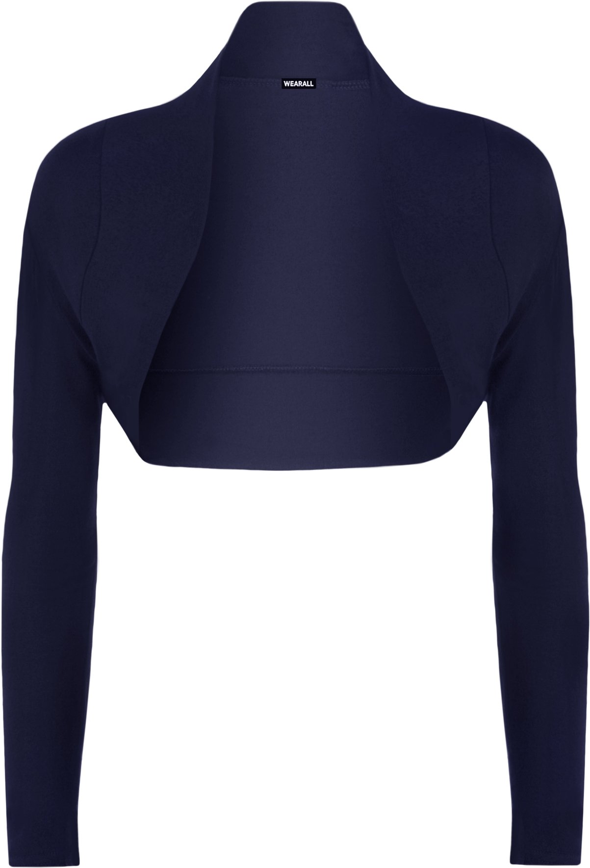 Wearall Women's Blue Long Sleeve Shrug Bolero Cardigan Top 20-22