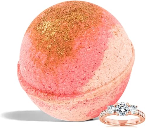Ivy Bauble Bombas de baño de aroma afrutado hechas a mano con anillo sorpresa para mujeres fabricadas en Estados Unidos sin parabenos sin