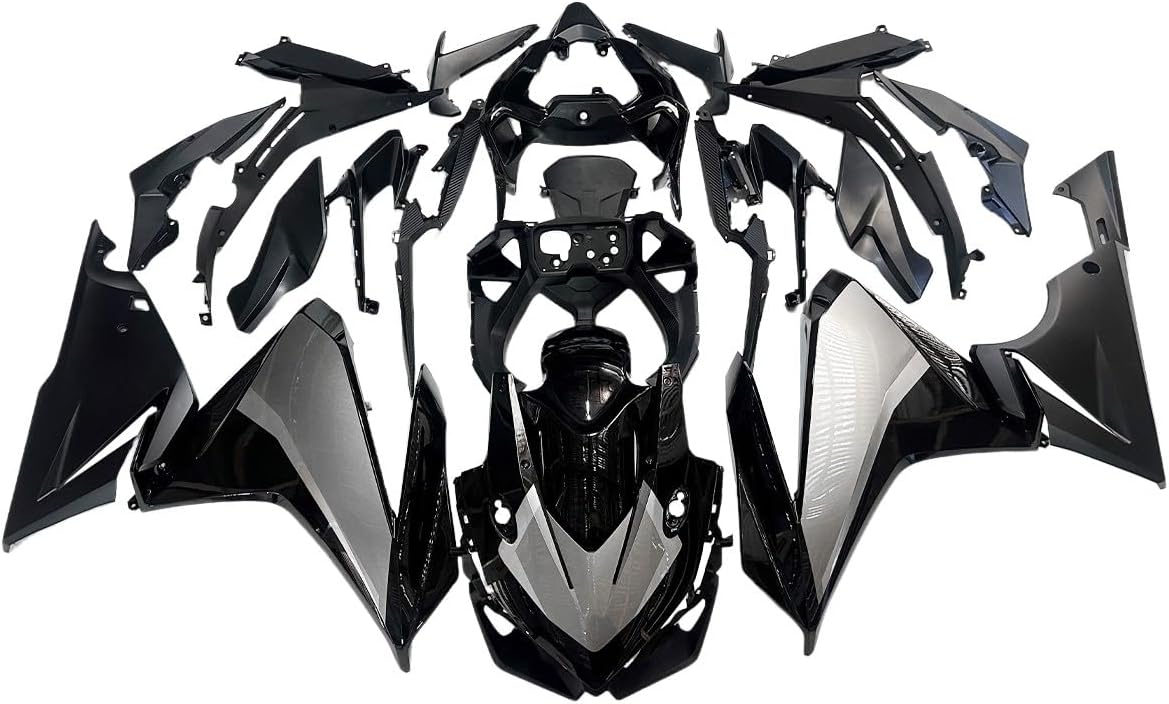 ABS Plastic Fairing kit Bodywork for Honda CBR500R 2019 2020 2021 2022 2023 Fairings CBR 500R 19 20 21 22 23 Injection Body Kit Body Frame Body Panel Set - Silver & Black