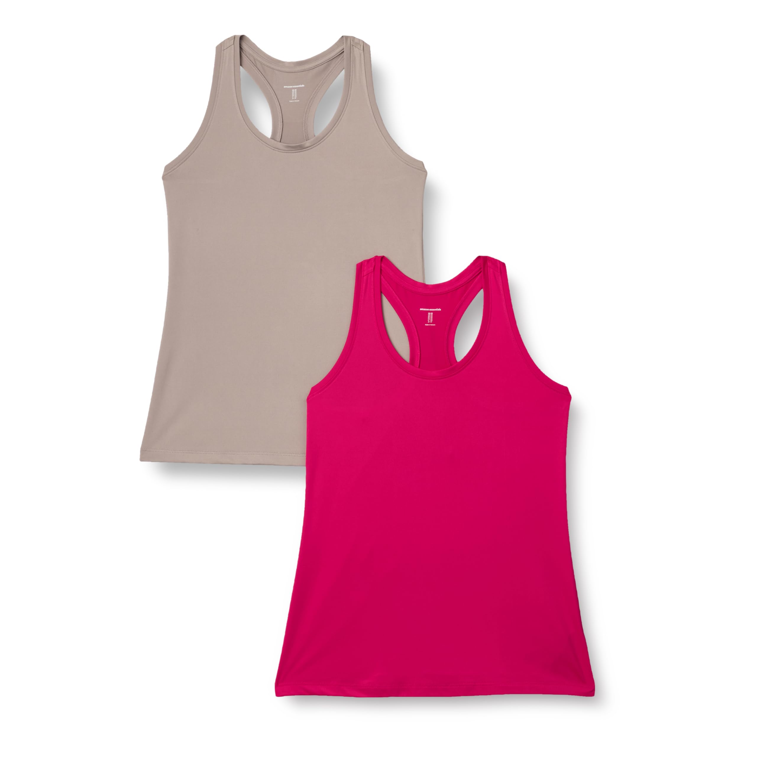 Amazon Essentials Top Deportivo Elástico de Entrenamiento, Secado Rápido y Espalda Nadadora (Tallas Grandes) Mujer, Paquetes Múltiples — view 17
