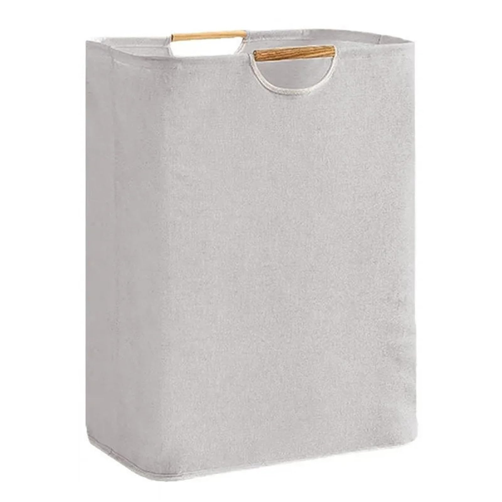Fabric laundry hamper Collapsible Laundry Basket Dirty Clothes Storage With Handle Hamper Sundries Bag for Family(Gray)