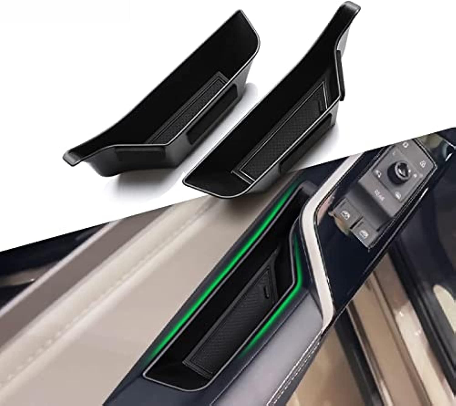 For Volkswagen Id.6 Xid.6 Crozz Door Pull Storage Box Car Door Handle Storage Accessories
