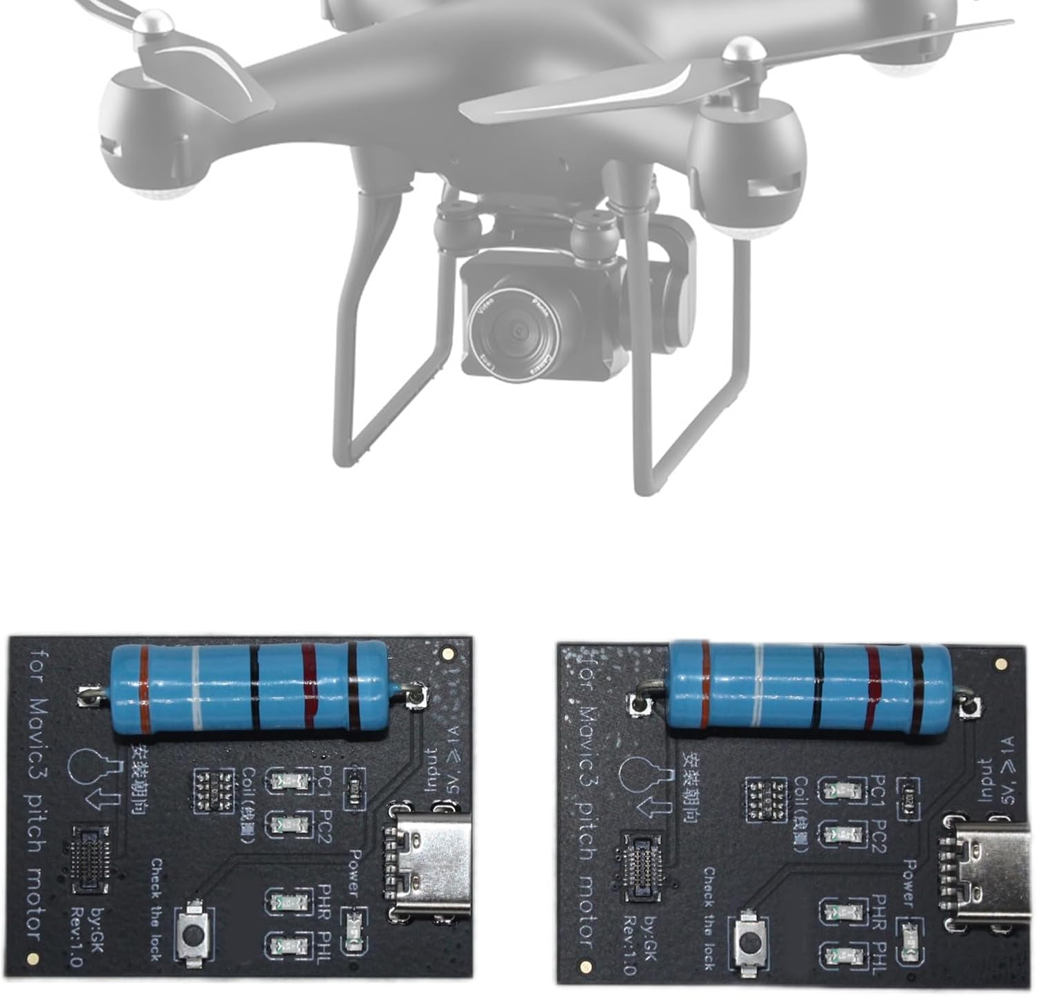 金属モーターテストツール Yu 3 ジンバルピッチテスターテストボード簡単で正確なアナライザー