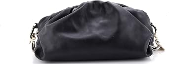 Pre-Loved The Chain Pouch Leather, Black