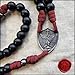 Rugged Rosaries Catholic Spiritual Paracord Rosary with Shield Medal - Handmade in the USA