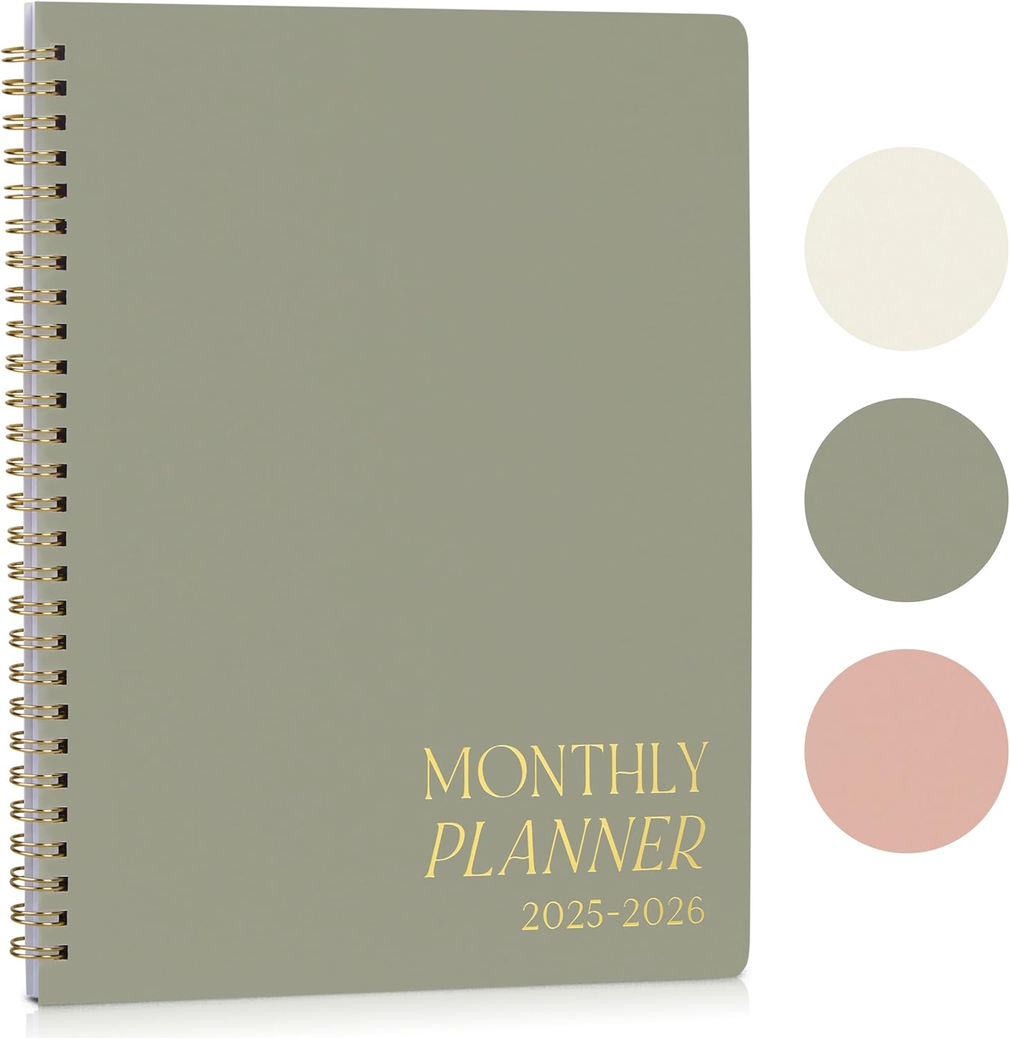 Beautiful 2025-2026 Monthly Planner and Calendar Book – To Do List Notebook That Easily Organizes Your Tasks to Boost Productivity – Runs From January 2025 Until December 2026
