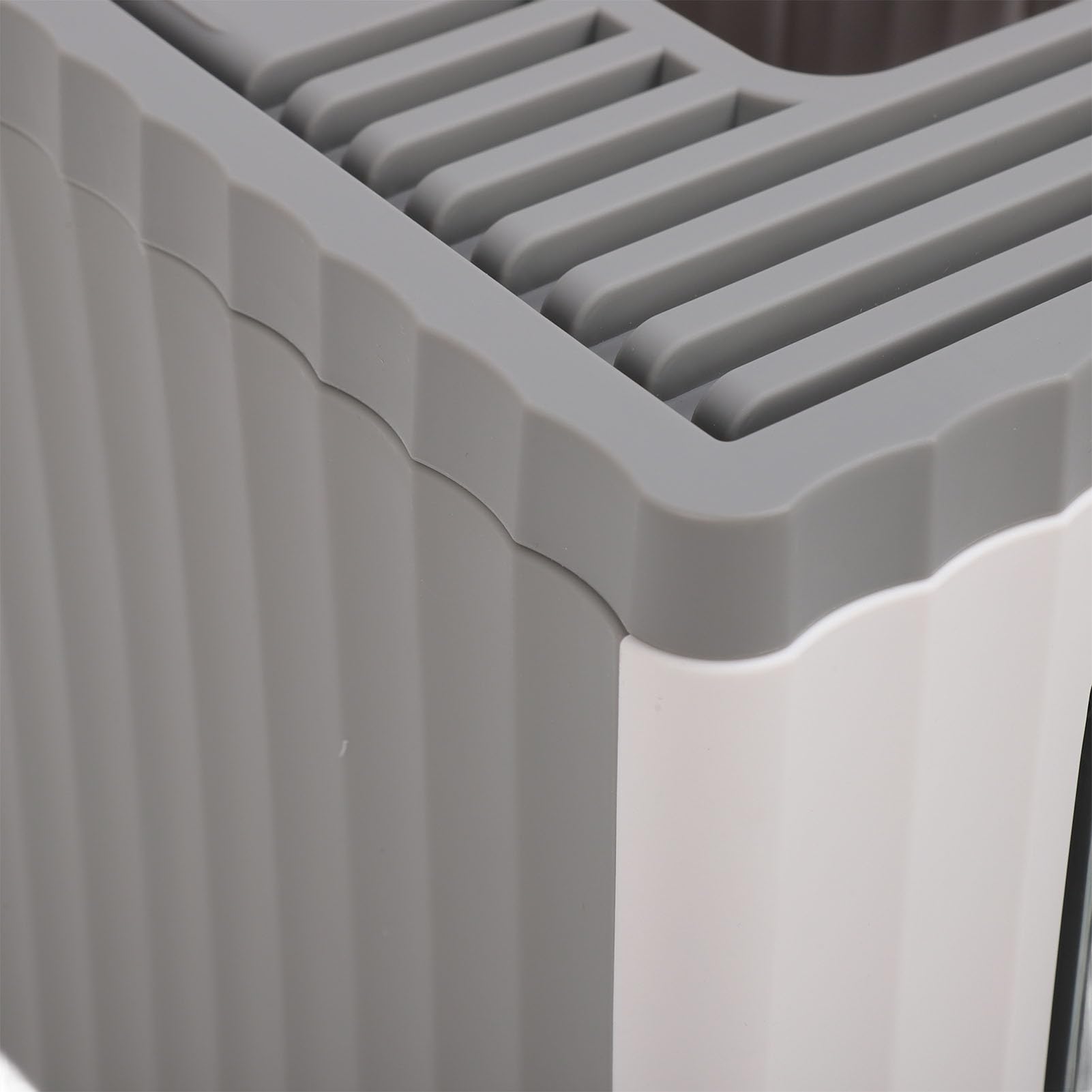 Arenero Cerrado para Gatos con Tapa, Aseo Plegable y Portátil Anti Salpicaduras para Gatos con Cajón Recogedor de Arena Entrada Frontal Puerta de Salida Superior Arenero Grande