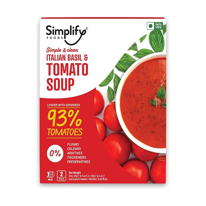 Simplify Foods Italian Basil & Tomato Instant Soup