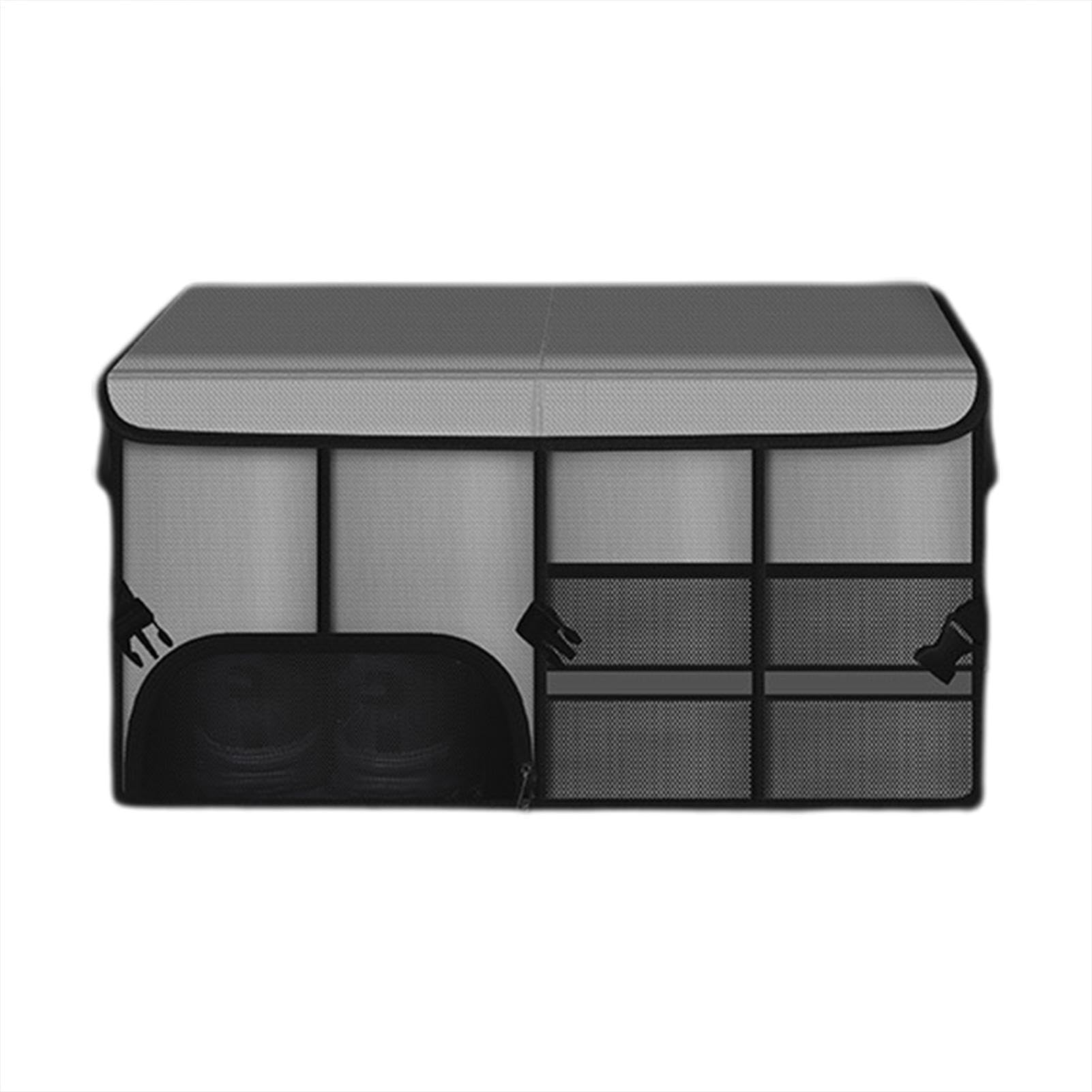 Boîte de rangement de coffre pliable, organisateur de coffre de voiture