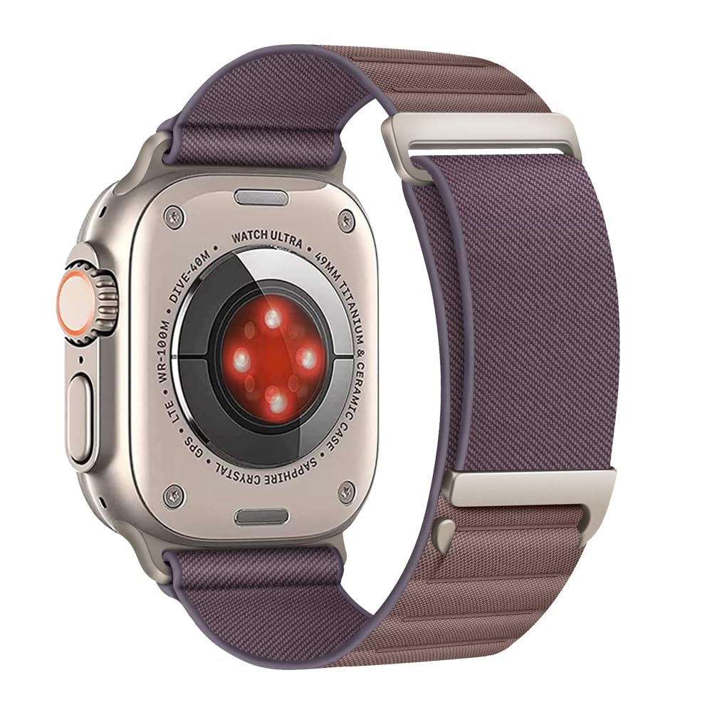 Aizgalxor Alpine Loop Armband Kompatibel mit Apple Watch Ultra 49mm 46mm 45mm 44mm 42mm(Series 3/2/1), Sport Geflochten Ersatzarmbänder Kompatibel für iWatch Ultra 2/Series 10/9/8/7/6/5/4/3/2/1/SE