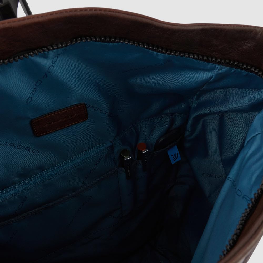 PIQUADRO Zaino uomo roll-top porta pc 15,6"