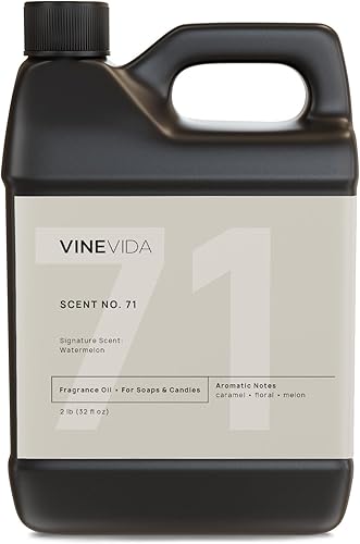Miniatura 805 de VINEVIDA [4 onzas] Aceite de fragancia de madera de teca de caoba para fabricación de velas y fabricación de jabón, aromas de velas prémium para