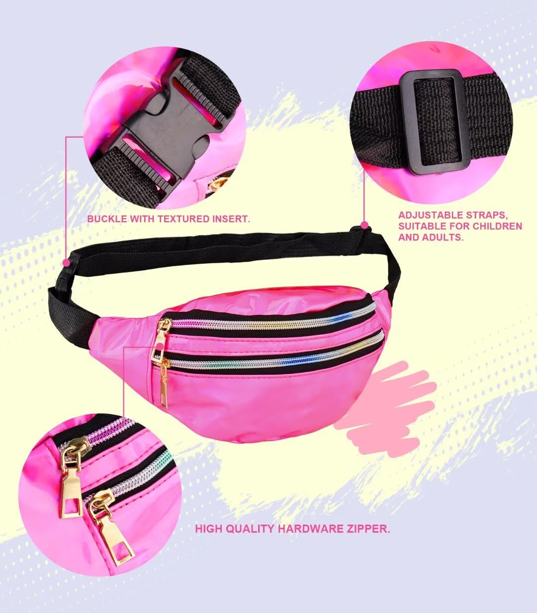 WlLDPARTY 80er-Jahre-Kostüm-Zubehör-Set für Damen, T-Shirt, Leggings, Tutu, Rock, Bauchtasche, Stirnband, Ohrringe, Halskette, Netzhandschuhe, Beinstulpen, 80er-Jahre-Party-Outfits (Leggings, bunt