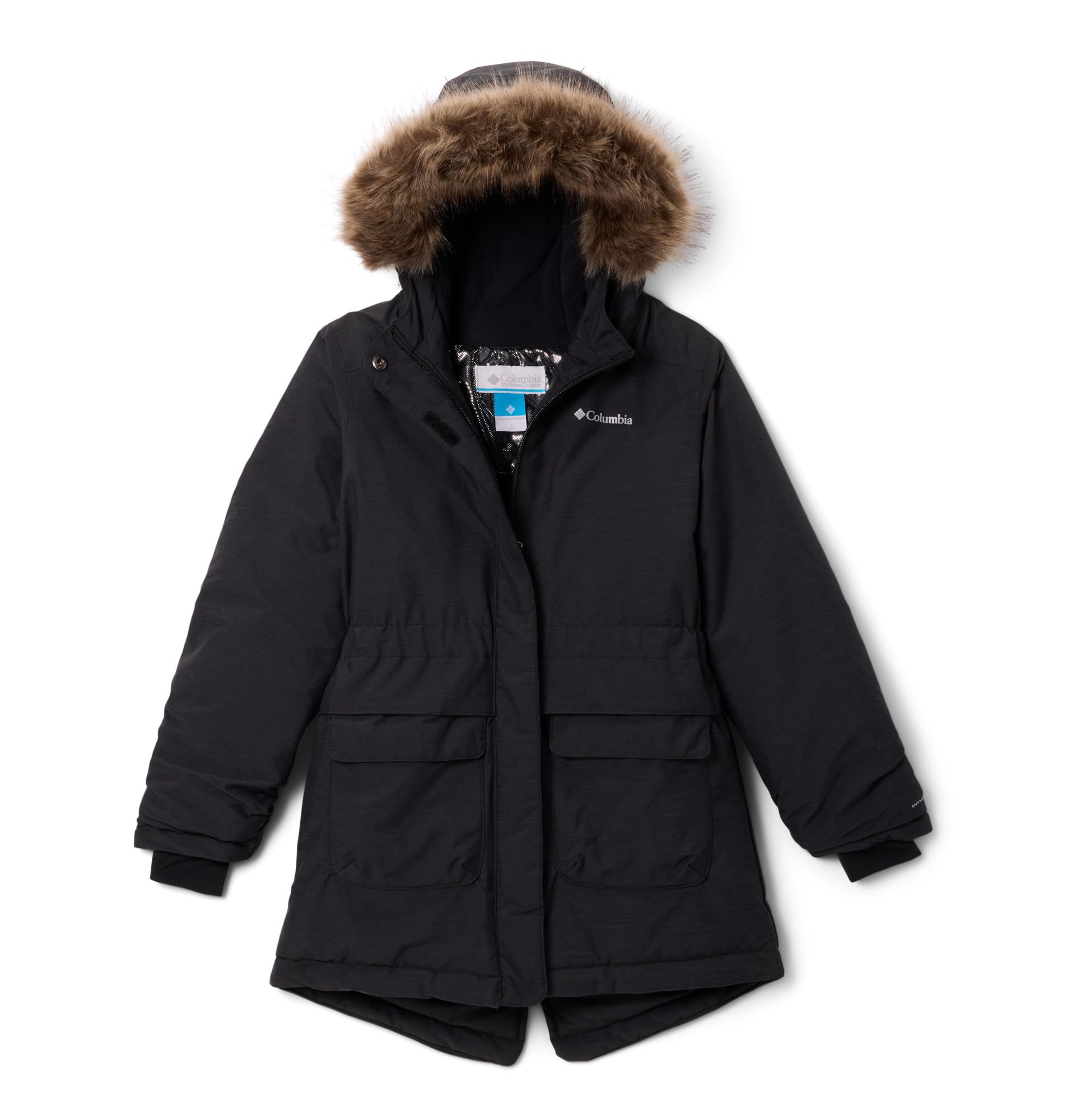 Columbia Youth Girls Nordic Strider 2 Jacket, Winter Jacket, Black, XXS