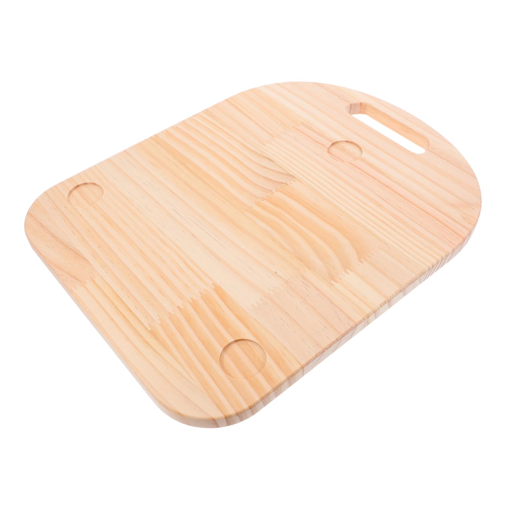 Bandeja de madera resistente de alta gama para batidora de cocina de diseño antideslizante