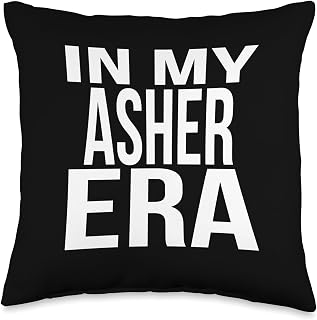 In My Asher Era Family Reunion Squad First Last Name Throw Pillow