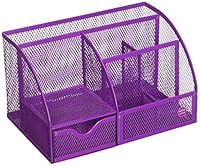 Algopix Similar Product 16 - Mesh Desk Organizer 5 Compartments