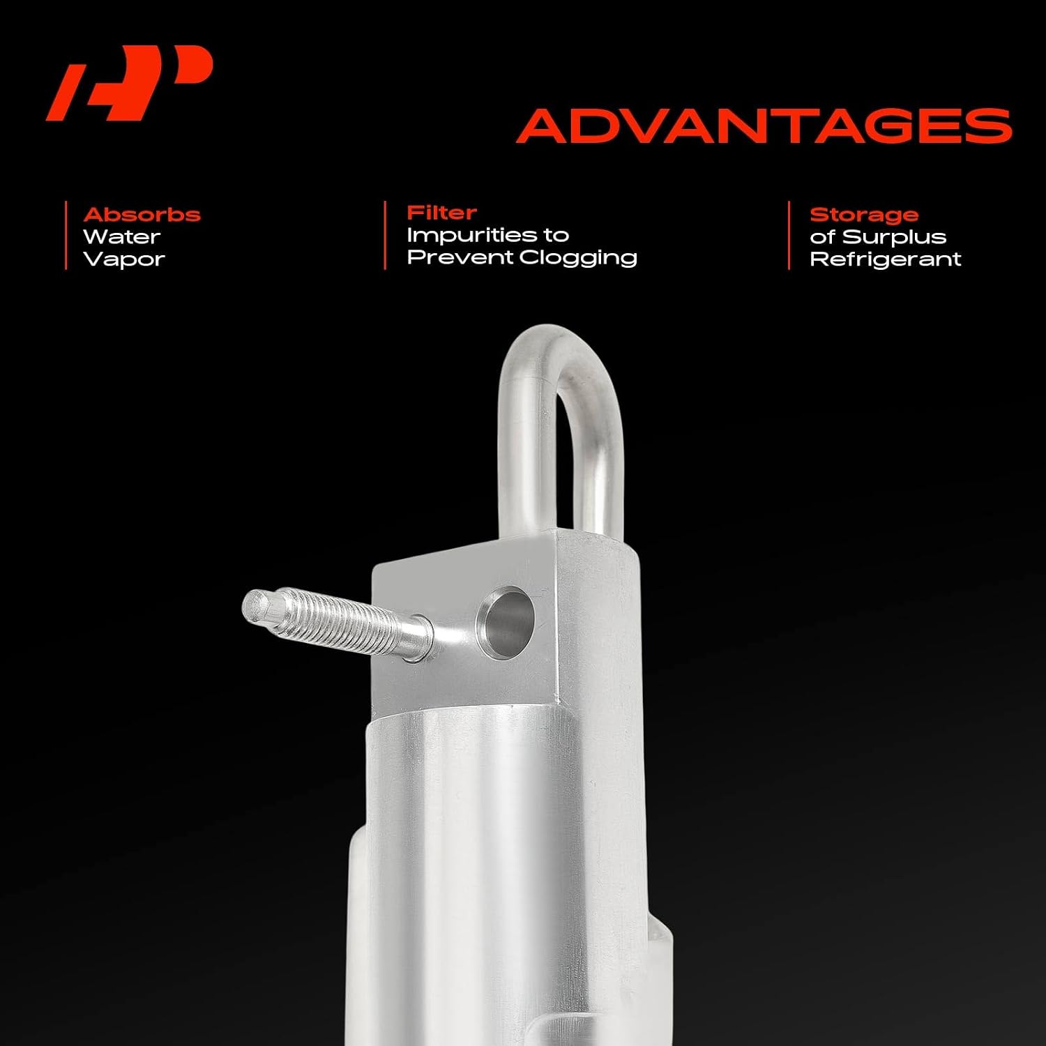 A-Premium Aluminum Air Conditioning A/C Receiver Drier Compatible with Dodge Journey 2009, Silver