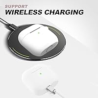 Vista 716 de Funda para AirPods Pro con kit de limpieza, funda de silicona suave para Apple AirPod Pro de 1ª/2ª generación, accesorios de funda AirPods Pro/Pro 2