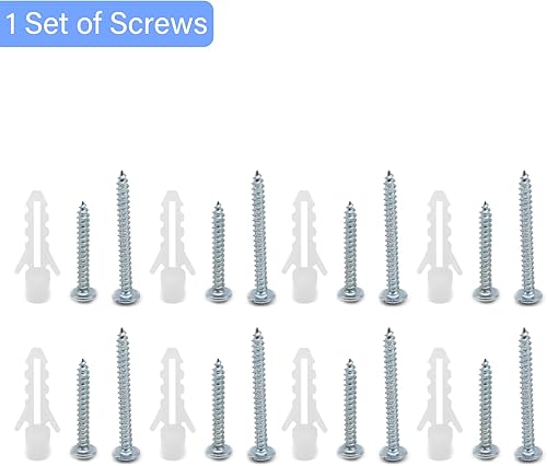 Miniatura 6 de WOMHOM Kit de piezas de repuesto de malla retráctil para puerta de bebé, juego completo de accesorios de montaje en pared, soportes anclajes