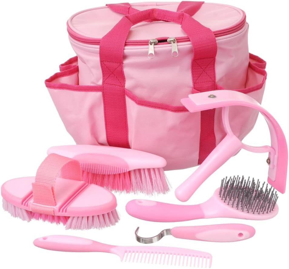 Tough1 Great Grip 6PC Brush Set With Bag Blue