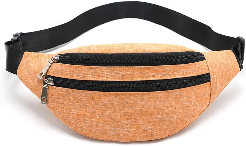 Fanny Packs for Women Men, Fashion Waist Pack Crossbody Bags Belt Bag with Adjustable Strap for Running Hiking Travel.