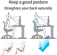 Vista 4 de MyPlace Reposapiés de altura ajustable debajo del escritorio en el trabajo - Reposapiés de oficina resistente de 6 alturas - Espuma viscoelástica