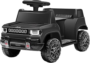 6V Ride On Car for Toddlers, Electric Car with Music, Horn, Pedal, for Ages 1.5-3 Years Old, Black