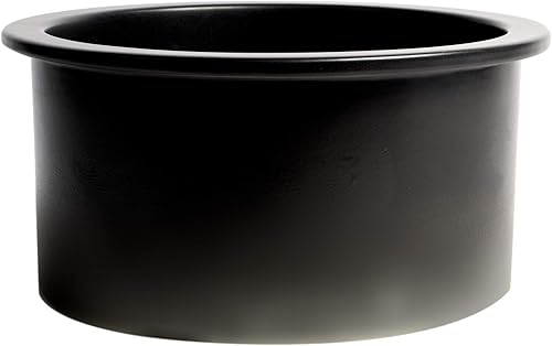 Miniatura 8 de ALFI brand ABF1818R-BM - Fregadero de cocina, color negro mate