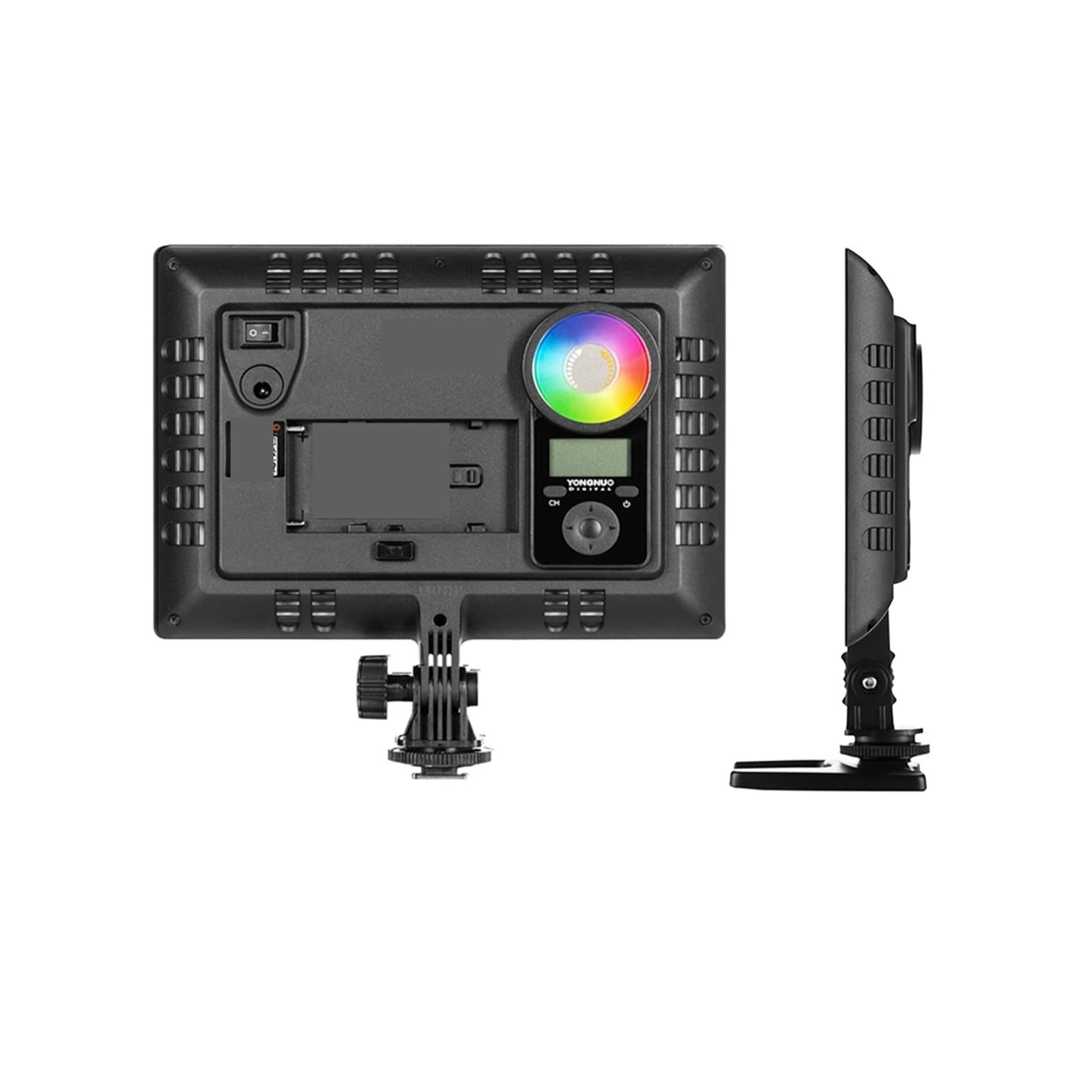 Luce Video for Fotocamera a LED RGB, Batteria Opzionale con Luce Fotografica Kit Caricabatterie + Adattatore CA(Kit 8)