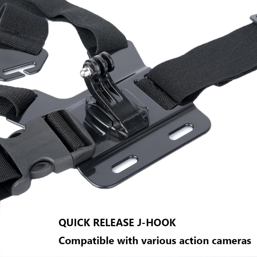 Imbracatura Petto Per GoPro - Supporto Regolabile Per Action Cam Sportive - Foto 5