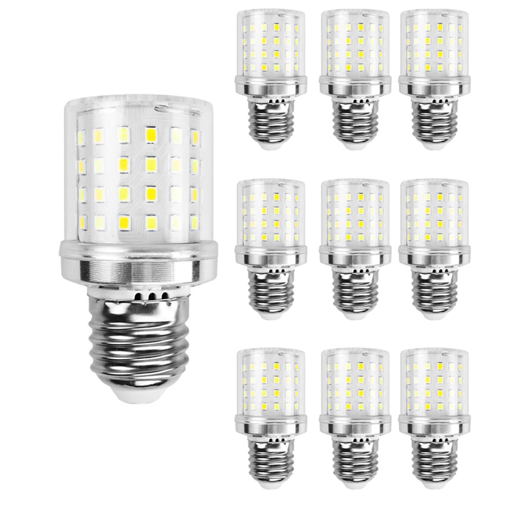 Paquet de 2/10 Ampoules de maïs LED E27, Ampoule de maïs LED E27 de Taille Courte, Cylindre Compact 16 W 1600 LM, Blanc lumière du Jour 6000 K, Non Variable, sans Scintillement, AC 85-265 V,