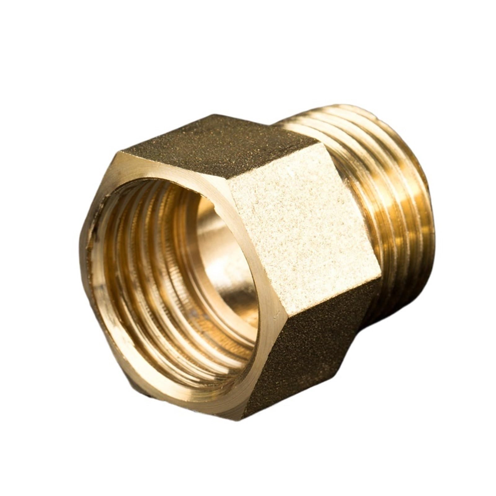Guifang Women's 1 Color Brass Fitting F/M M10 M12 M14 M16 M18 M20 M22 To Male Thread Brass Pipe Connector Copper Coupler Adapter Threaded Joint (M18x1.5-M16x1.5)