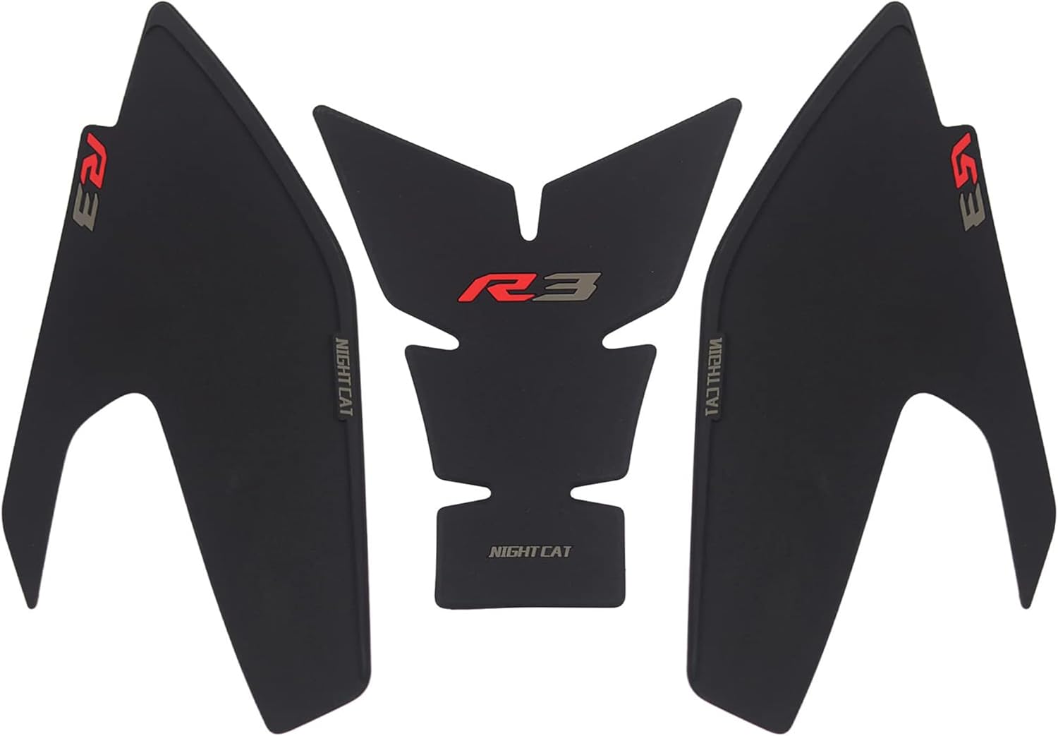 NIGHT CAT Motorcycle Fuel Tank Protector,Compatible with YZF R3,Motorcycle Tank Pad,Gas Tank Decals （R3 Fuel Tank Stickers）