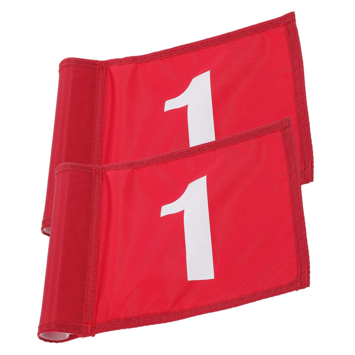 Parliky 2Pcs Golf Flags Durable Wear Putting Flags for Backyard Training Portable Golfing Targets to Putting Accuracy for Family Games and Practice Sessions