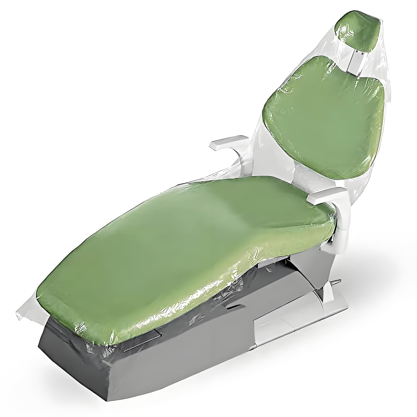 Fundas Protectoras Desechables de plástico Transparente para sillones dentales, Fundas Transparentes Impermeables para sillones dentales.