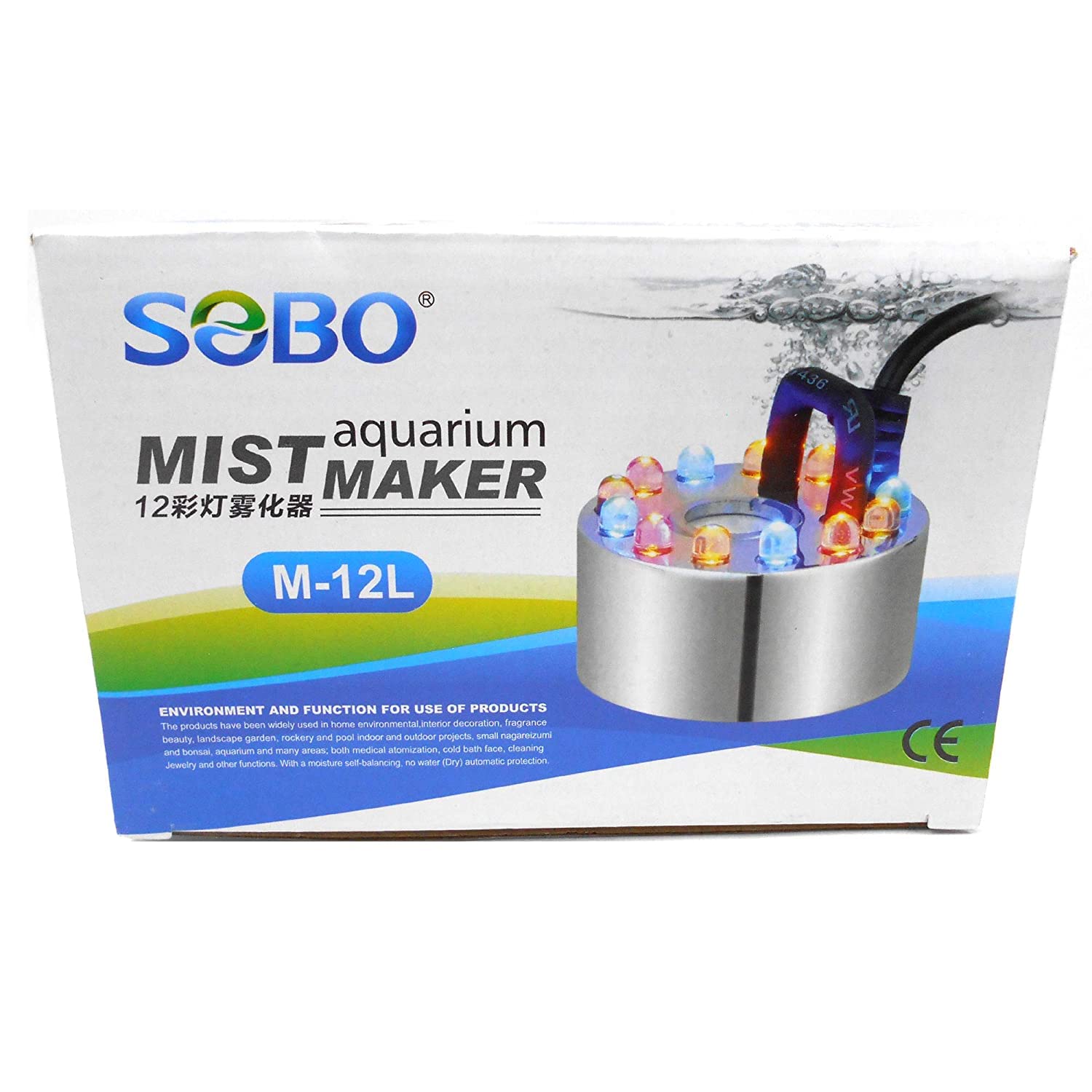 Sobo M-12L Aquarium Mist Maker | Dukandaaar (B0BXQ5KD8B) Amazon Price History, Amazon Price Tracker