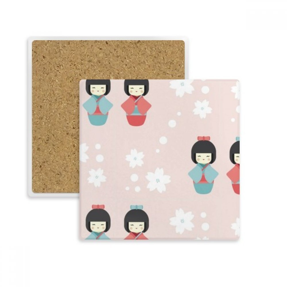 Coaster Japon absorbant pour sublimer vos pauses thé avec un motif carré artistique