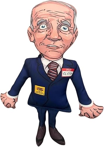 Pesky Patriot Sleepy Joe Biden - Juguete para perros Let's Go Brandon - Juguete masticable con chirriador, regalo republicano de mordaza, poliéster