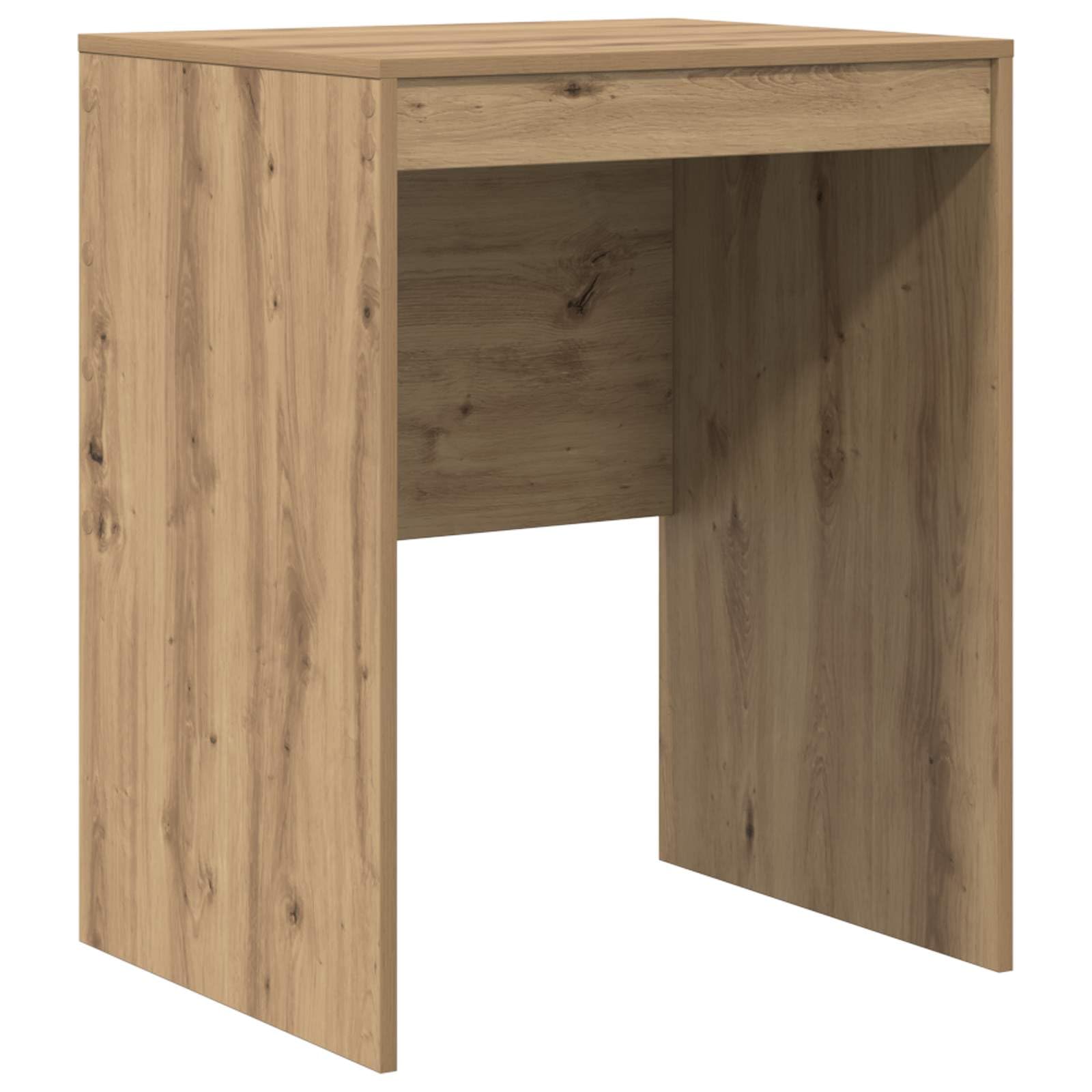 Générique Scrivania in legno di ingegneria marrone con ripiani integrati, superficie spaziosa per computer e documenti, stile moderno per ufficio a casa
