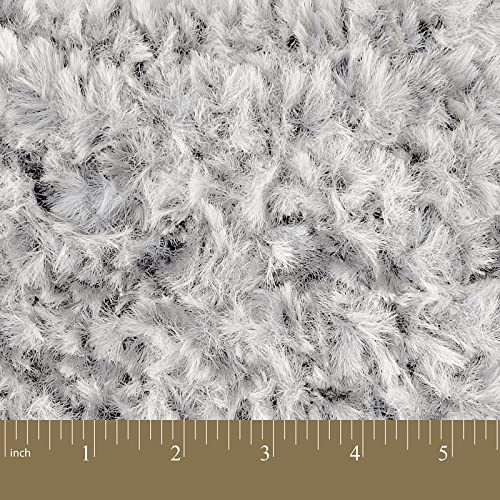 Crafted By Catherine Arctic Twist Yarn - 3 Pack (54 Yards Each Skein), Light Grey, Gauge 6 Super Bulky #TOP2