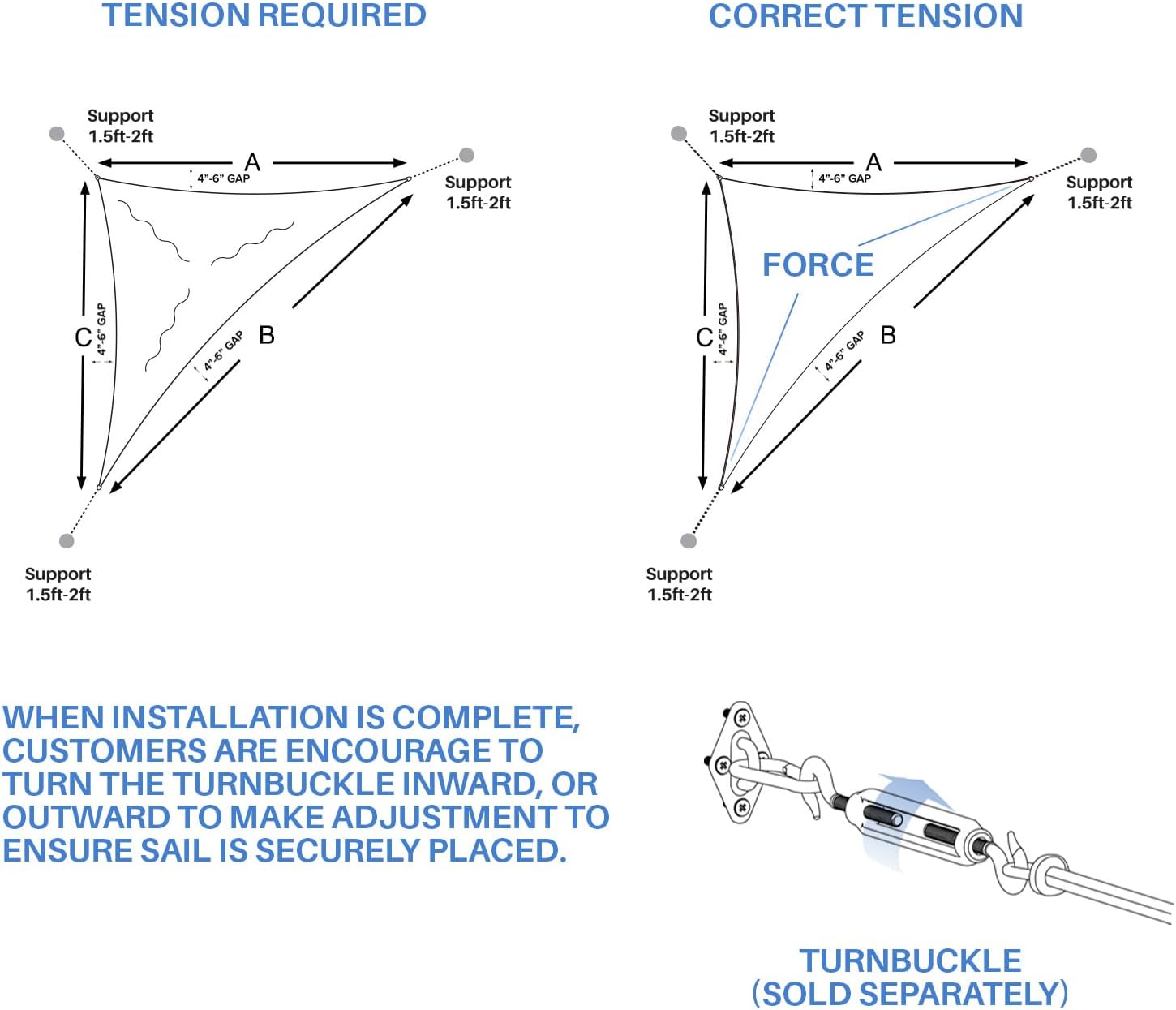 E&K Sunrise 13' x 13' x 18.4' Sun Shade Sail Right Triangle Canopy Shade Cover UV Block for Patio Backyard Garden Outdoor (Beige)