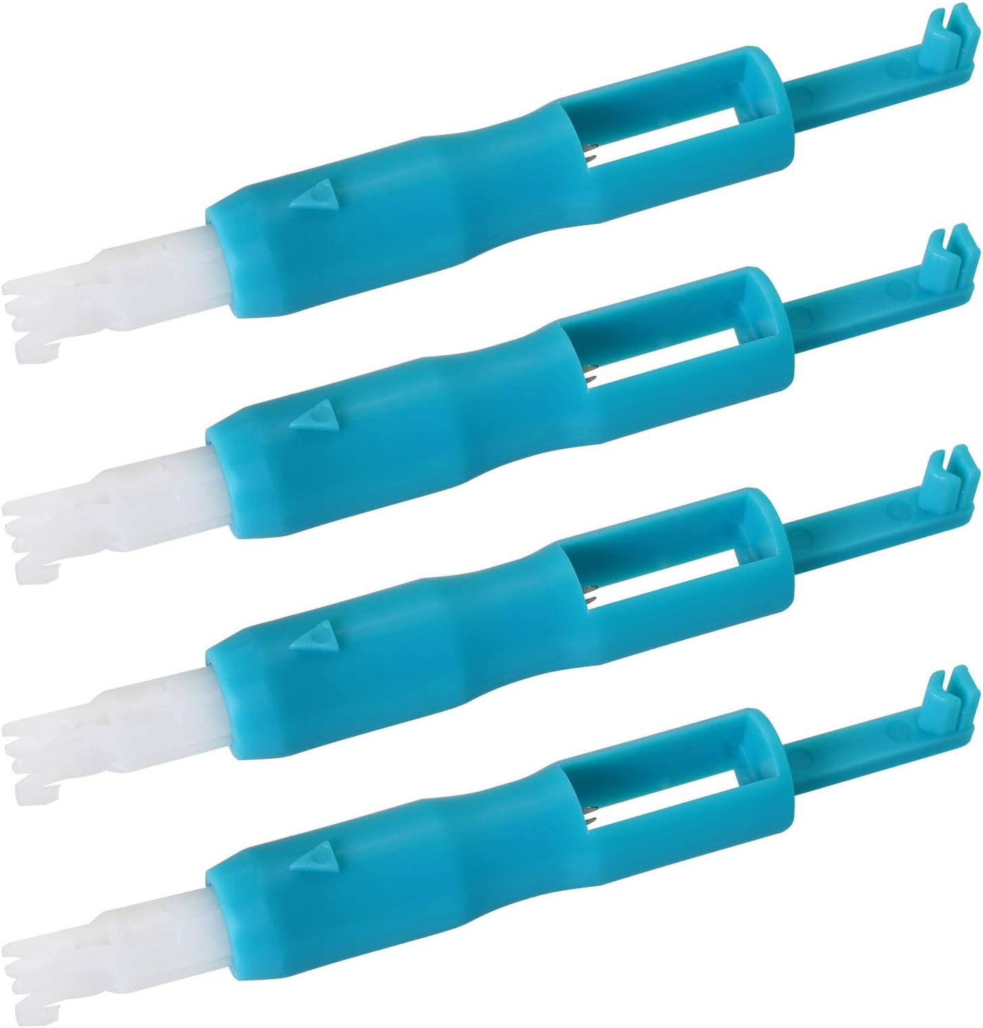 LUORNG 4PCS Automatic Needle Threader Needle Threading Tool Machine Needle Inserter