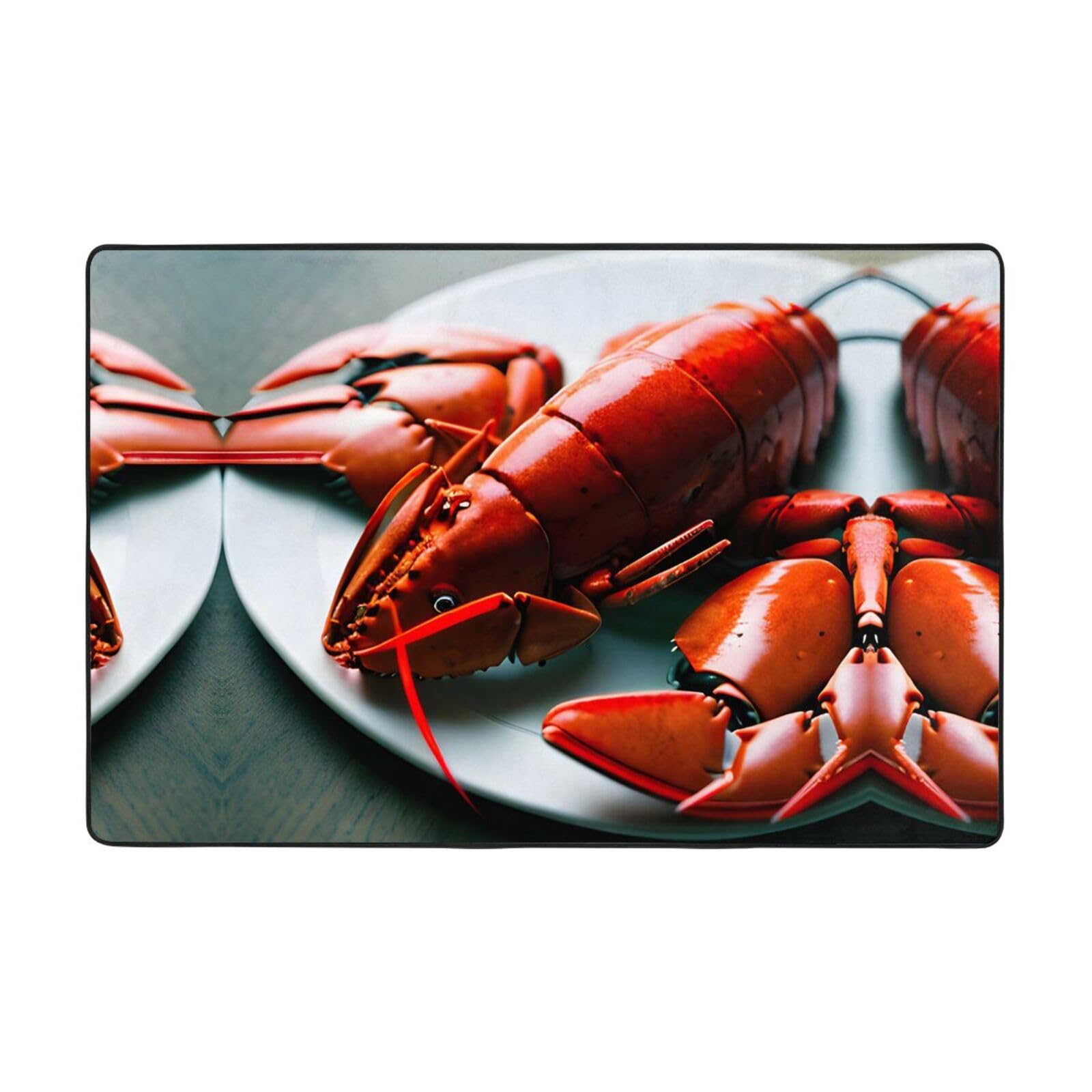 Tapis super doux motif homard grand confort pour chambre à coucher cosy
