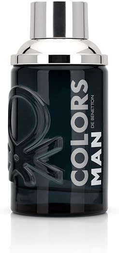 UNITED COLORS OF BENETTON Men Black Spicy Scent Eau De Toilette, 100 Ml