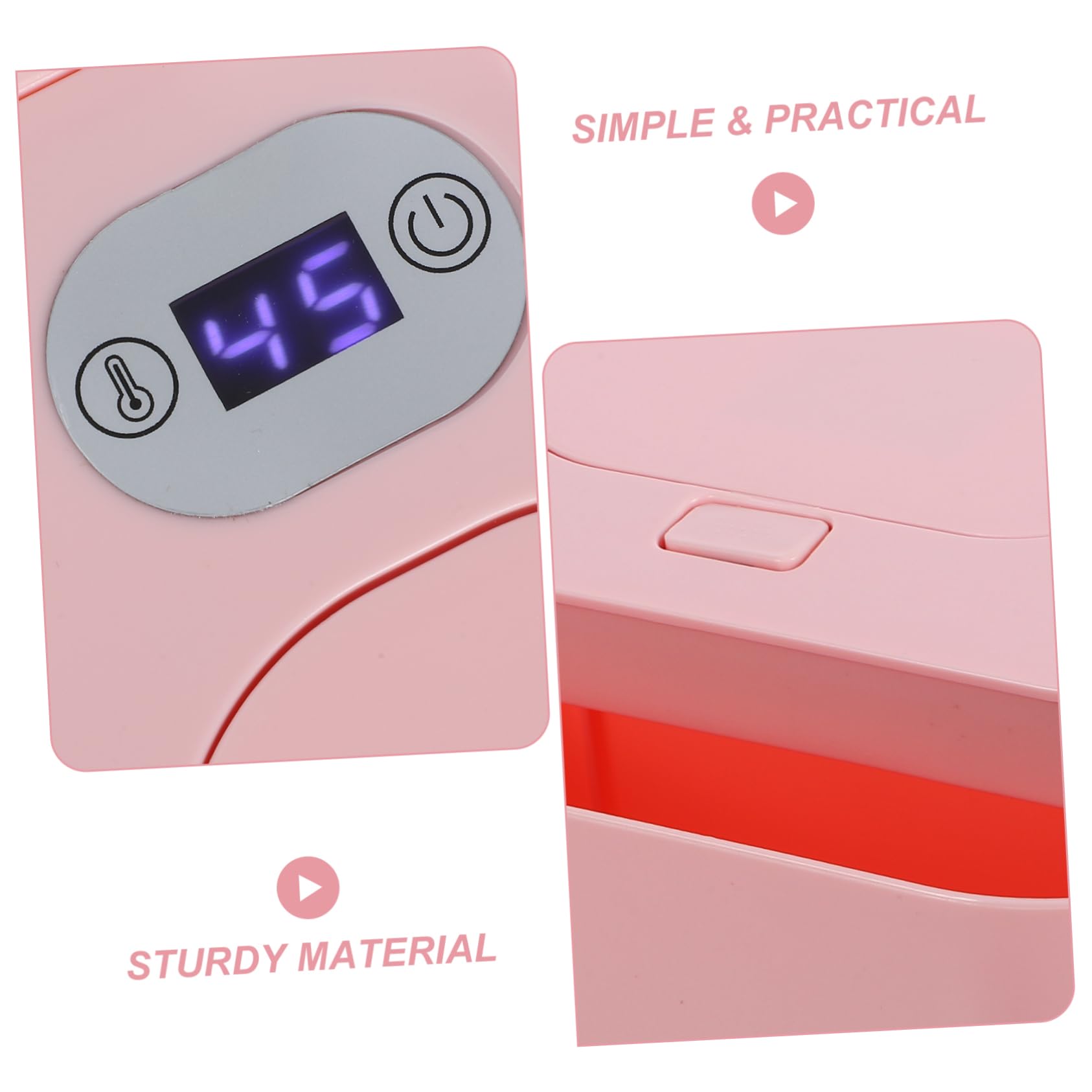 Mobestech Calentador Toallitas Húmedas Niño Caja de Termostato para Toallitas Húmedas, Material ABS y Control de Calor Botón para Uso Doméstico