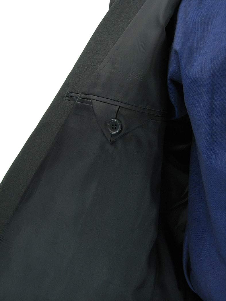 Sharp Hand Tailored 2pc Men Double Breasted Dress Suit w/1 Pair of Socks