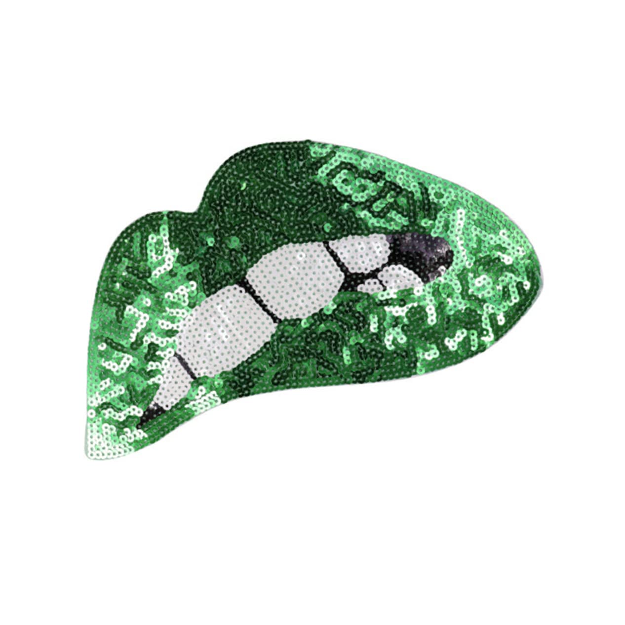 21pezzi Patches per Abbigliamento Paillettes Forma di Labbra Toppe Decorative per Jeans Gonne e Borse Stile Casual e Creativo per Fai da Te