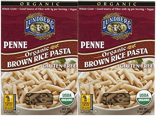 Lundberg Organic Penne Brown Rice Pasta-12 Oz-2 Pack